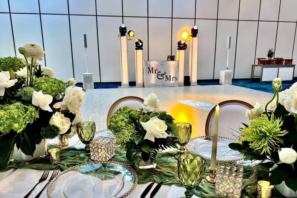 Elegant Reception White