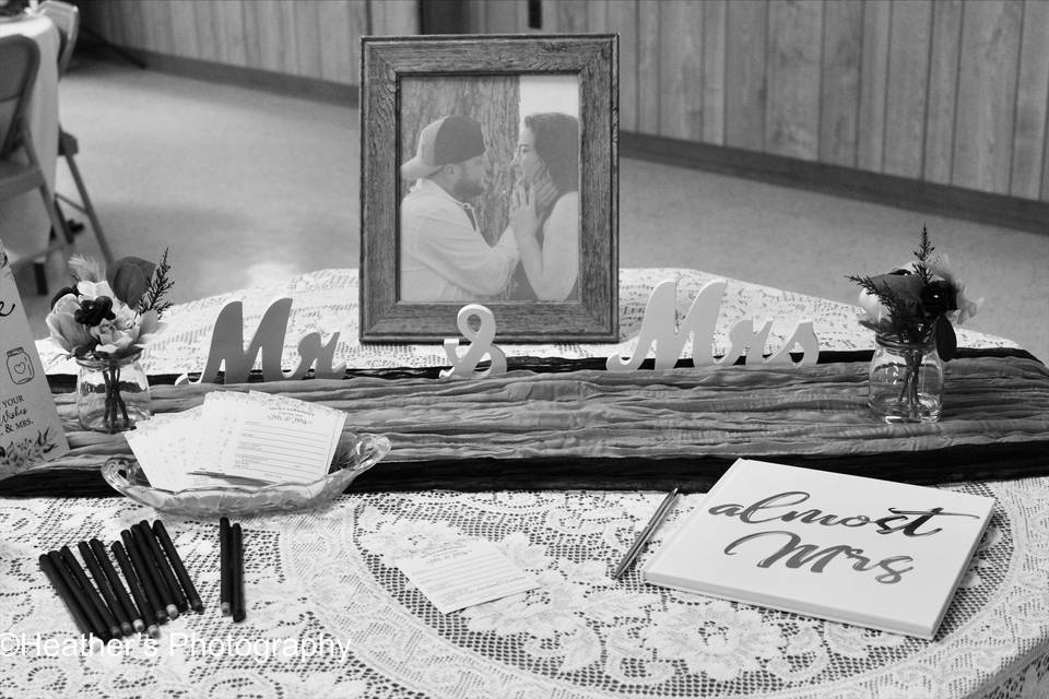 Mr. & Mrs. Table
