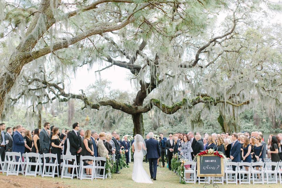 Outdoor ceremony