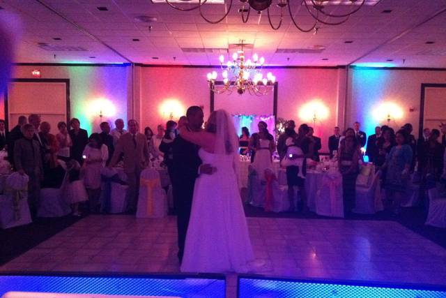 Couple dancing
