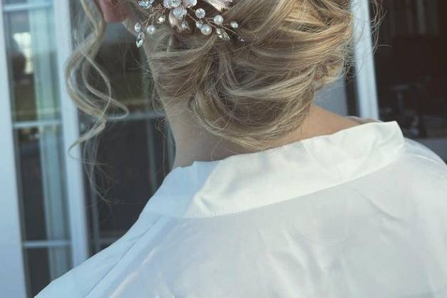 Diamond hair piece