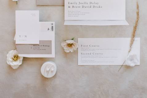 Wedding invitation suite