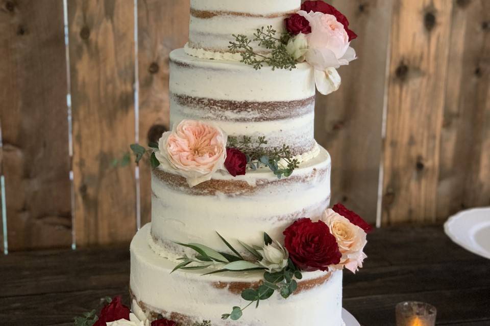 Semi-naked cake