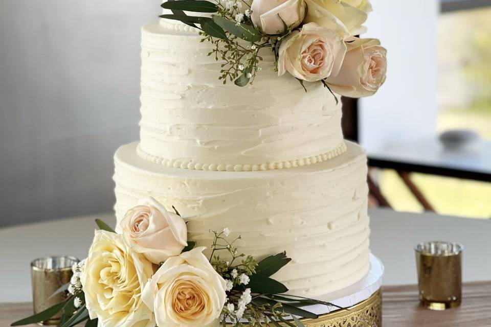 Rustic buttercream