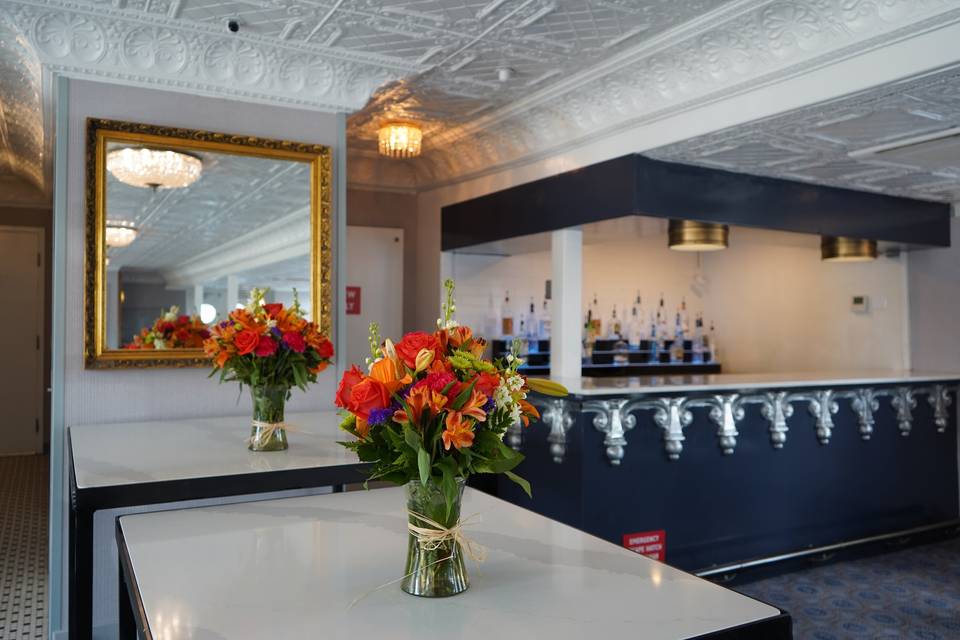 Bar and table