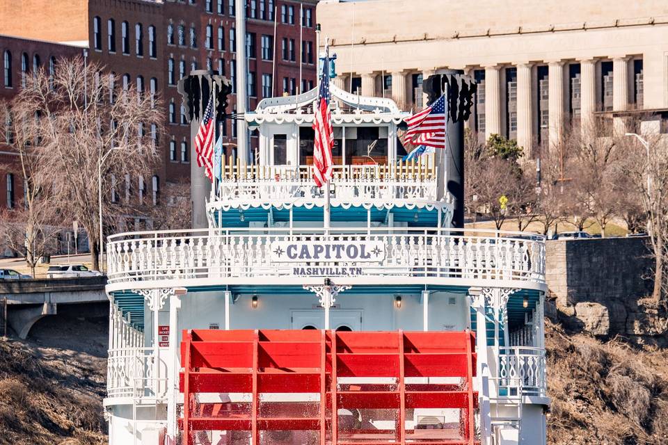 The Capitol's paddlewheel