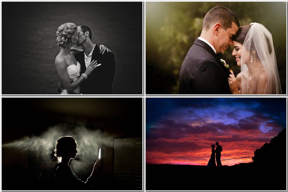 Wedding montage photography