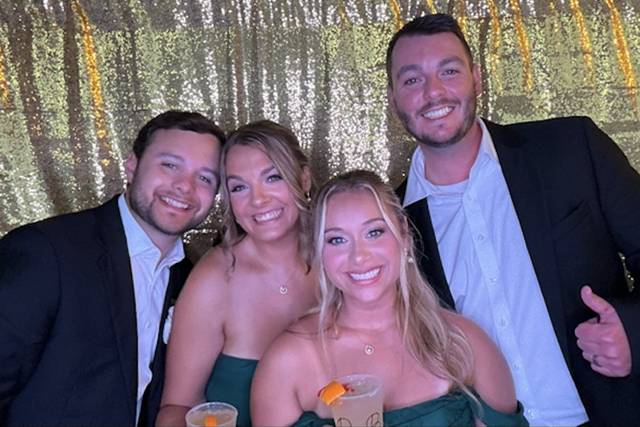 Wedding party photo