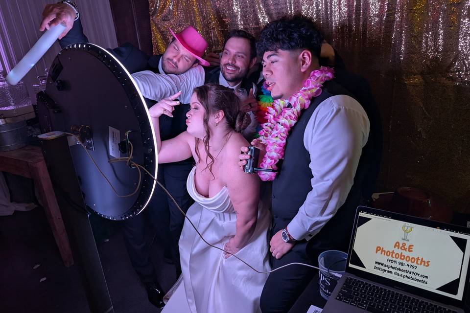 Pose with the bride