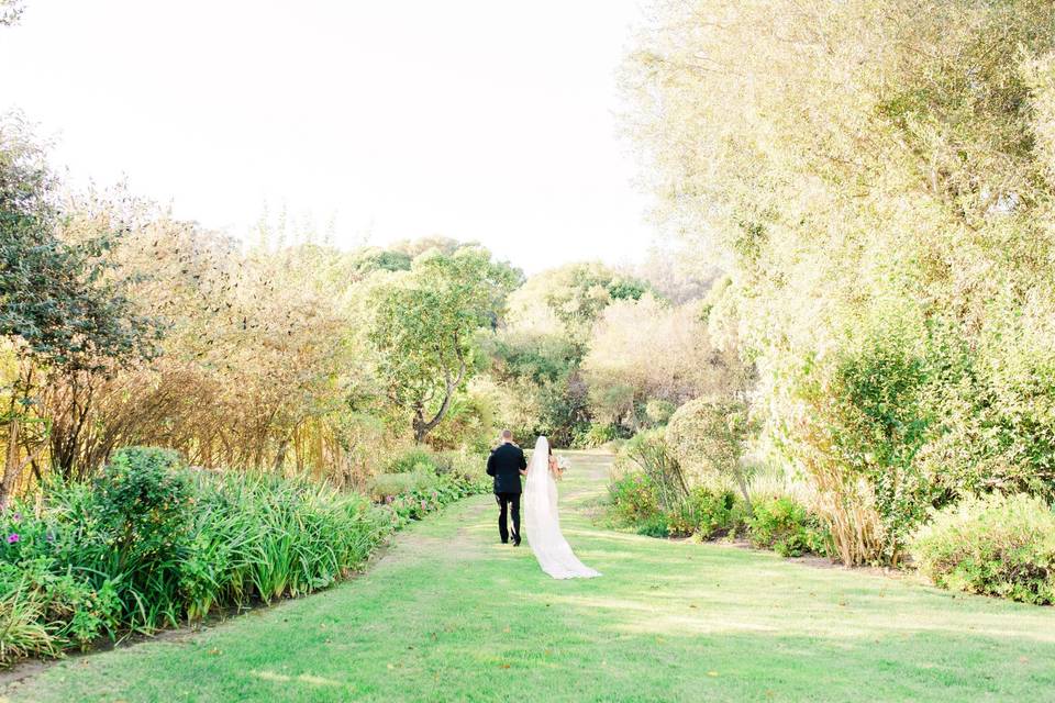 Walking down the road ahead