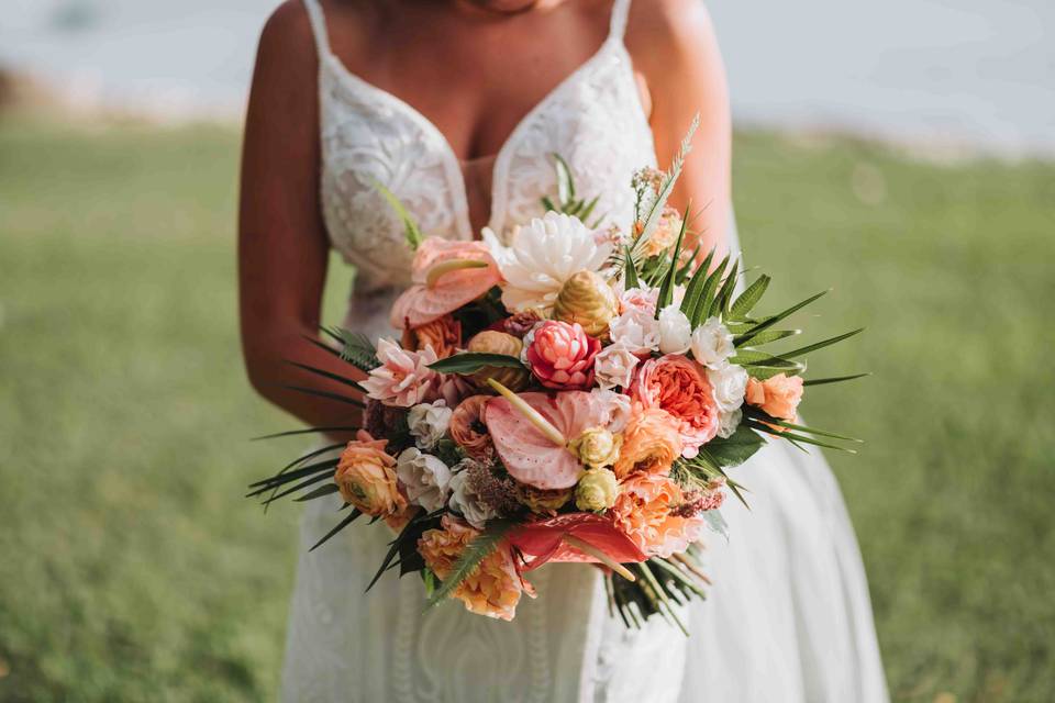 Tropical Bridal Bouquet