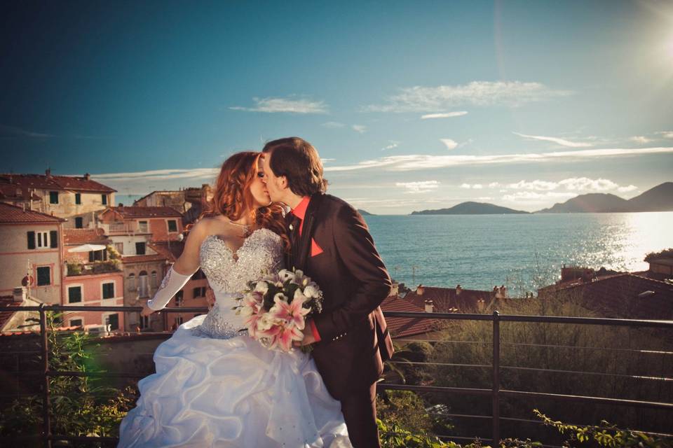 Ligurian coast wedding