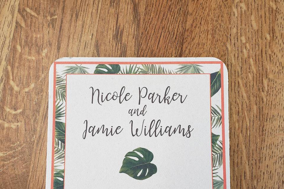 Personalized Drink Coaster