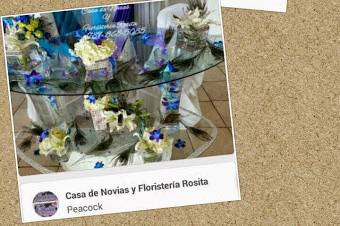Daisy Nieves: Thanks a lot, I love everithing :) That was in my wedding, including this table for the grooms.
Casa de Novias y Floristeria Rosita: Thanks for trusting us. Though I never met you personally!!!