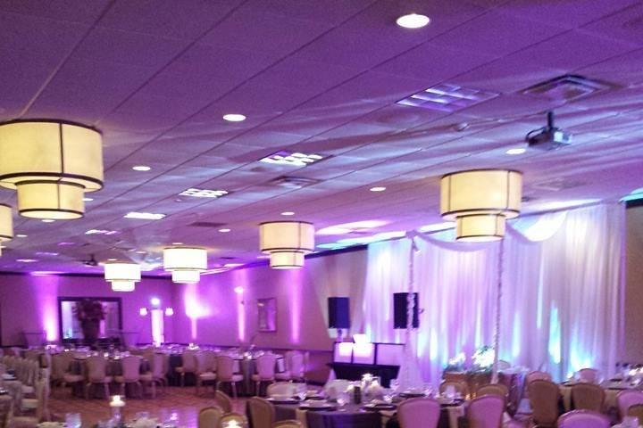 Reception lighting