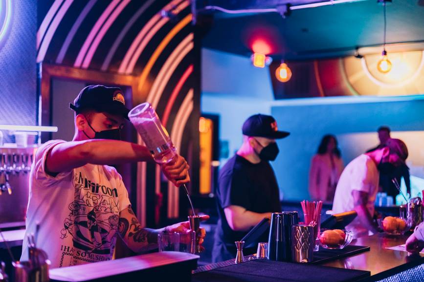 Bar area