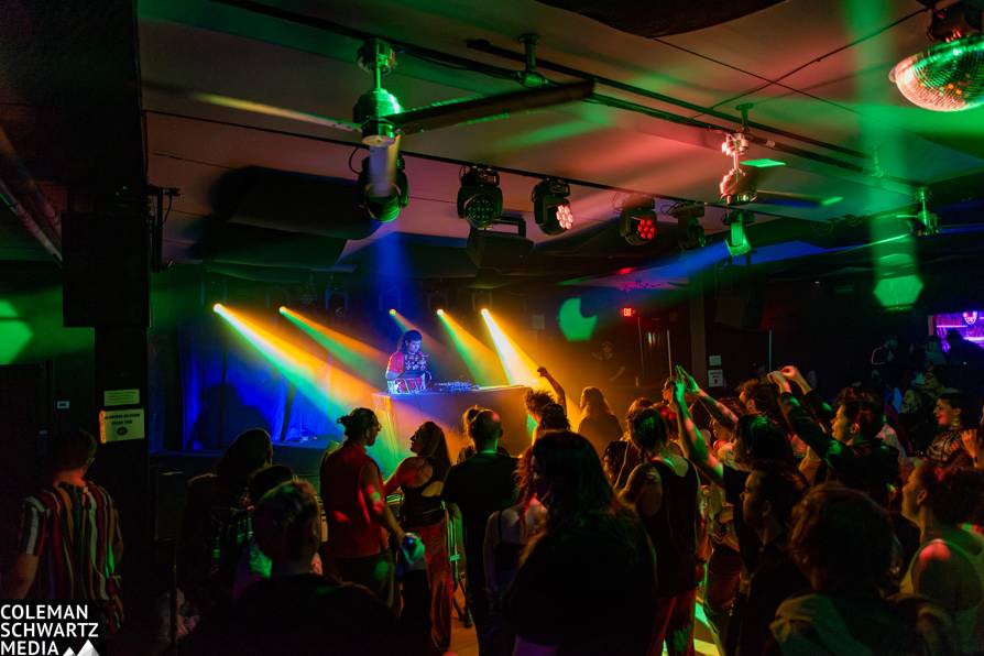 Crowd and lights