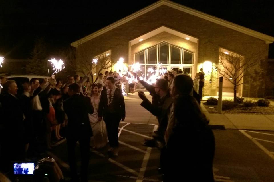 Sparkler Sendoff