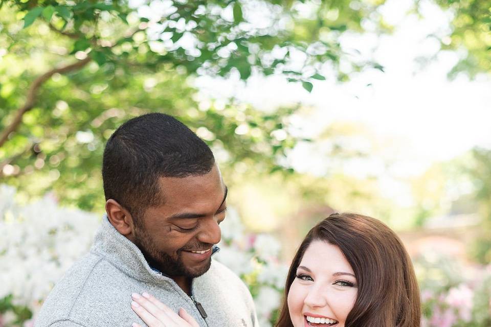 Garden Engagement Beauty