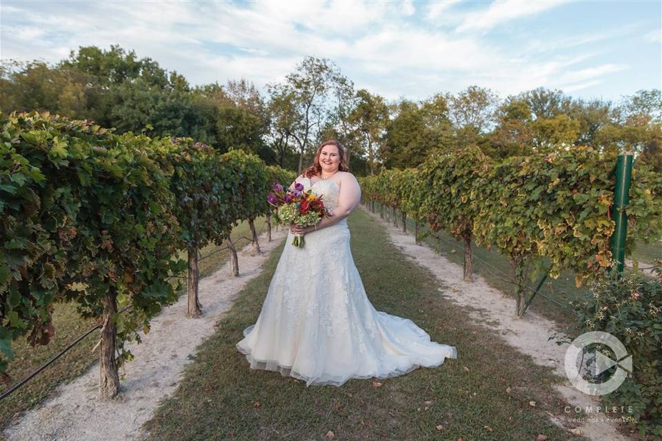 Vineyard Wedding Beauty