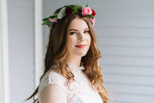 Boho Bride Makeup & Braid