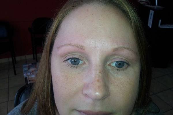 After Eyebrow Treading
