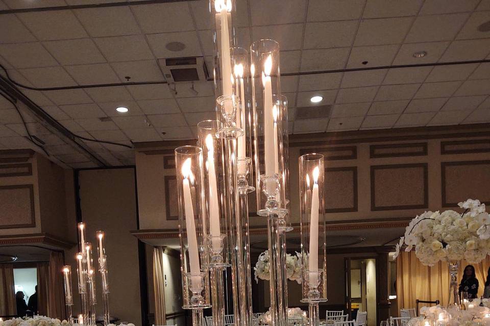 All white formal