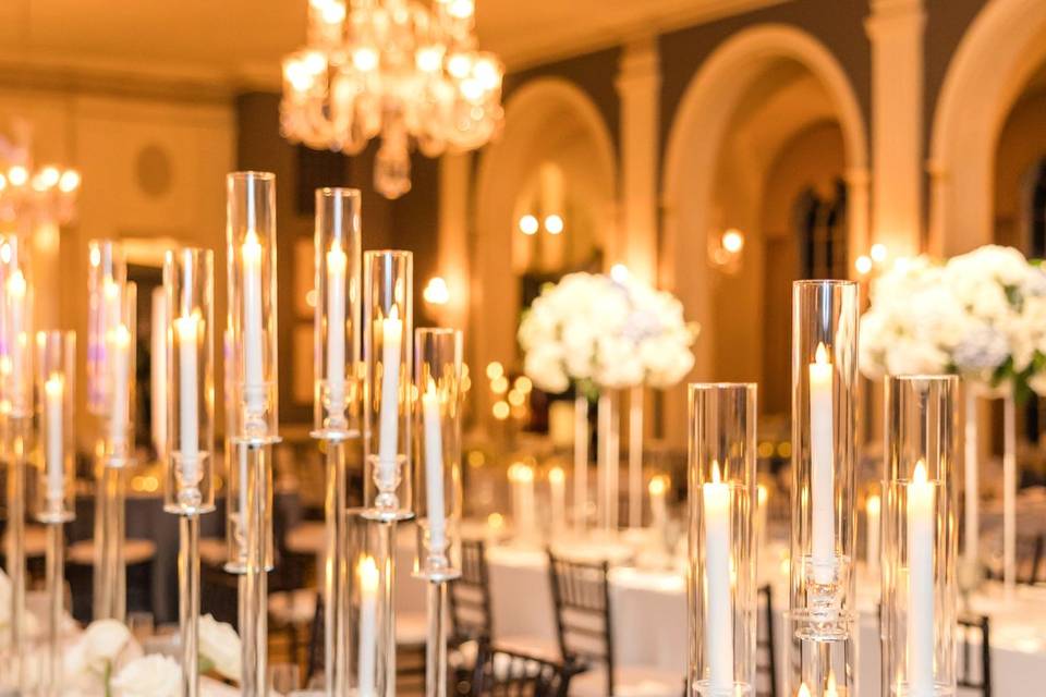 Crystal candelabra