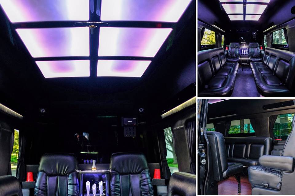 The Perfect Chino Hills Limousine Service 909-203-1936Mercedes Sprinter Limo