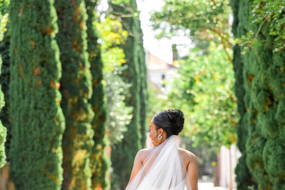 Society Hall Bridal Portrait