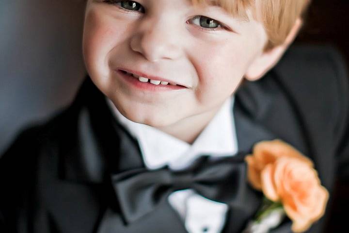 Kid at the wedding