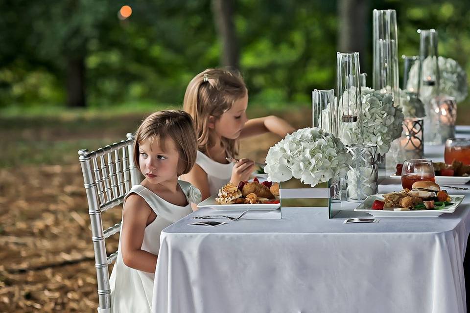 Kids at the wedding