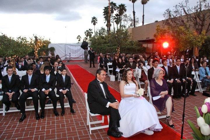 Out door ceremonies!