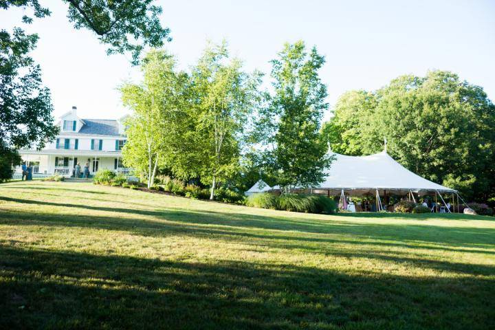 Farmhouse with Tent