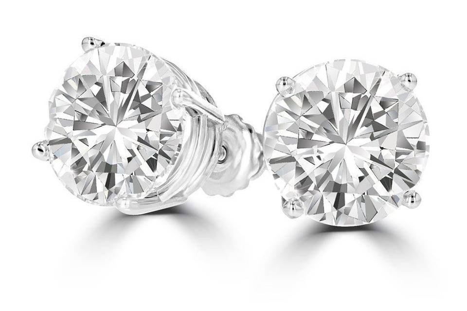 10 CTW Diamond Studs