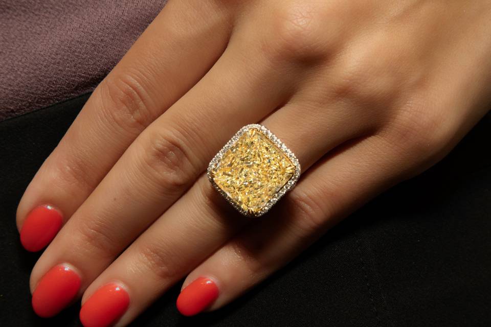 Yellow Diamond Ring