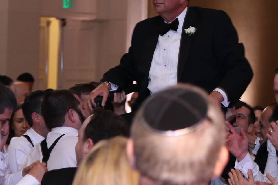 Festive Jewish wedding