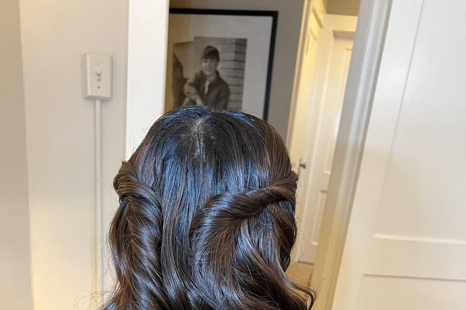 Bridal hair