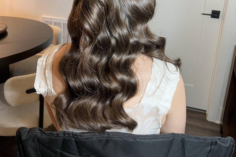 Half up half down