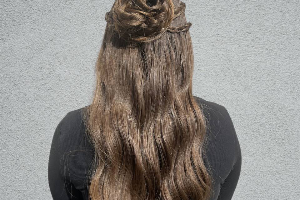 Half up Half down