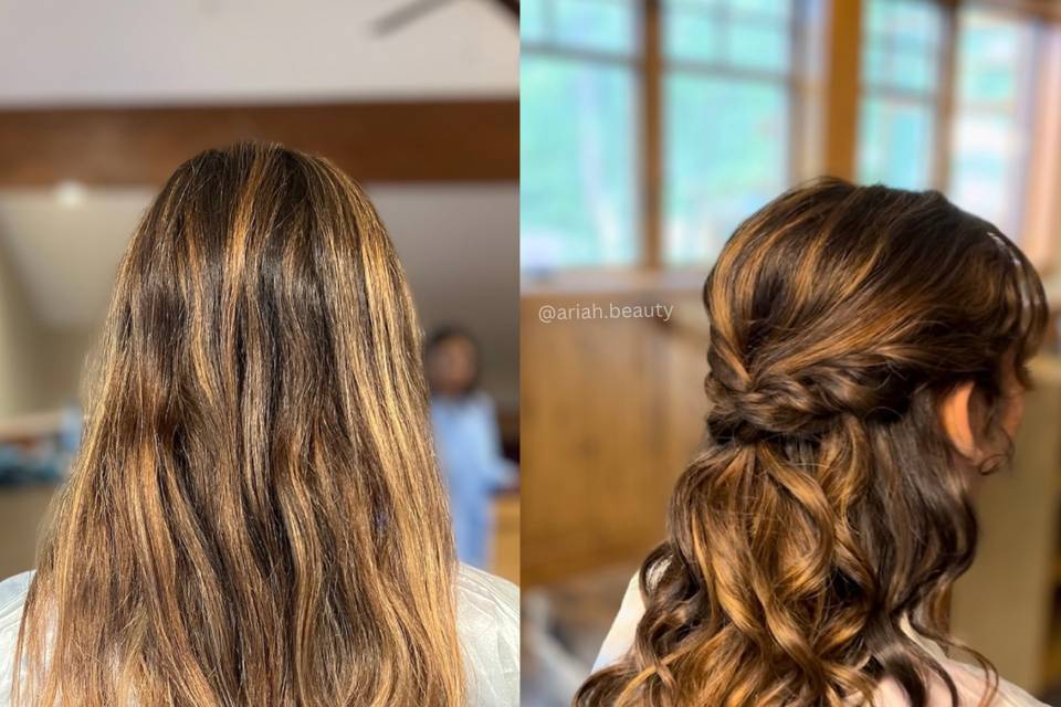 Half up Half down
