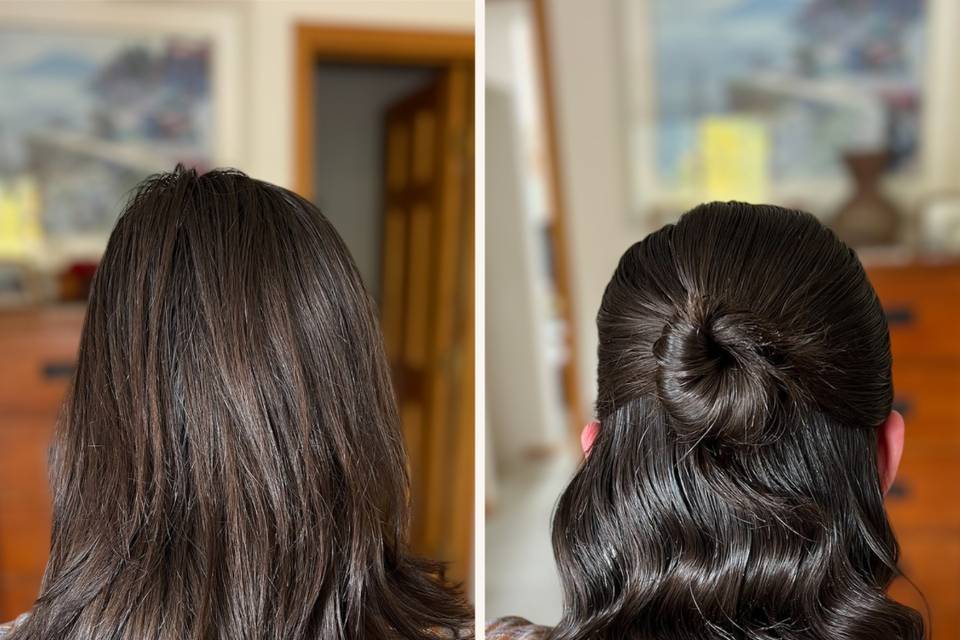 Half up half down