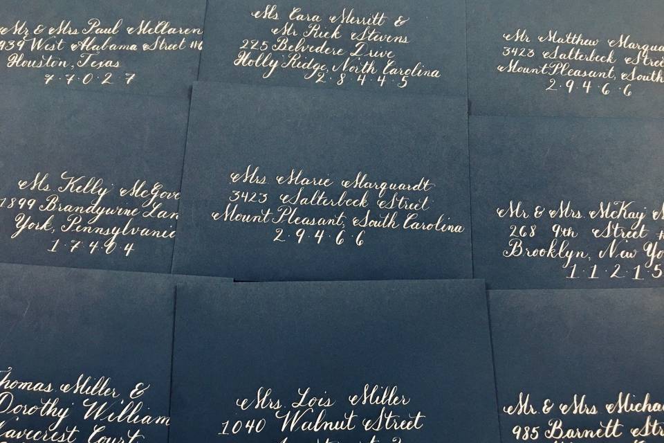 Alexandra Sizemore Calligraphy