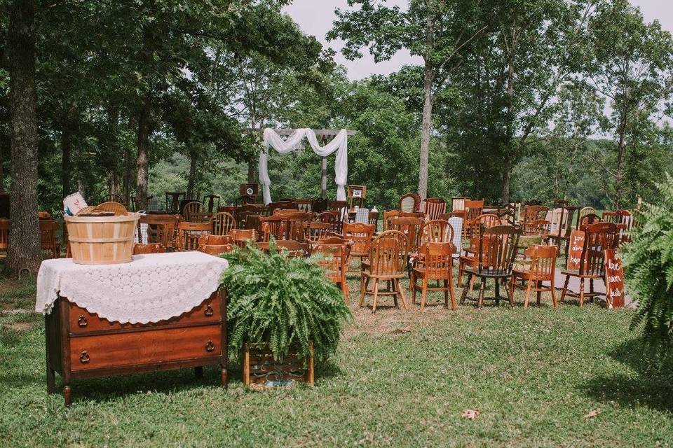 Rustic country wedding