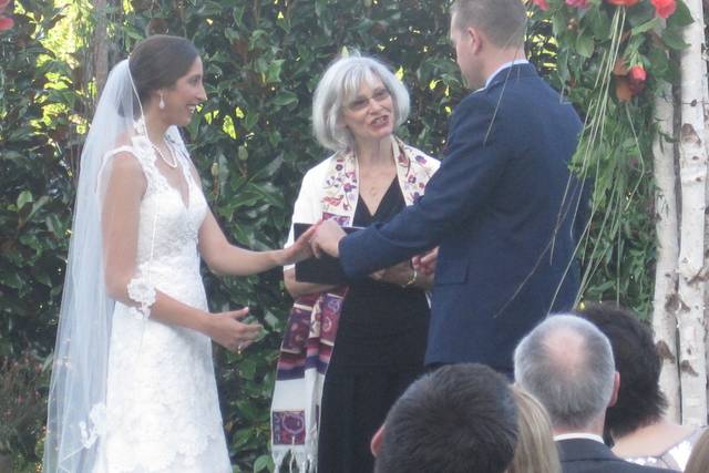 Rabbi Vanessa Ochs, wedding officiant