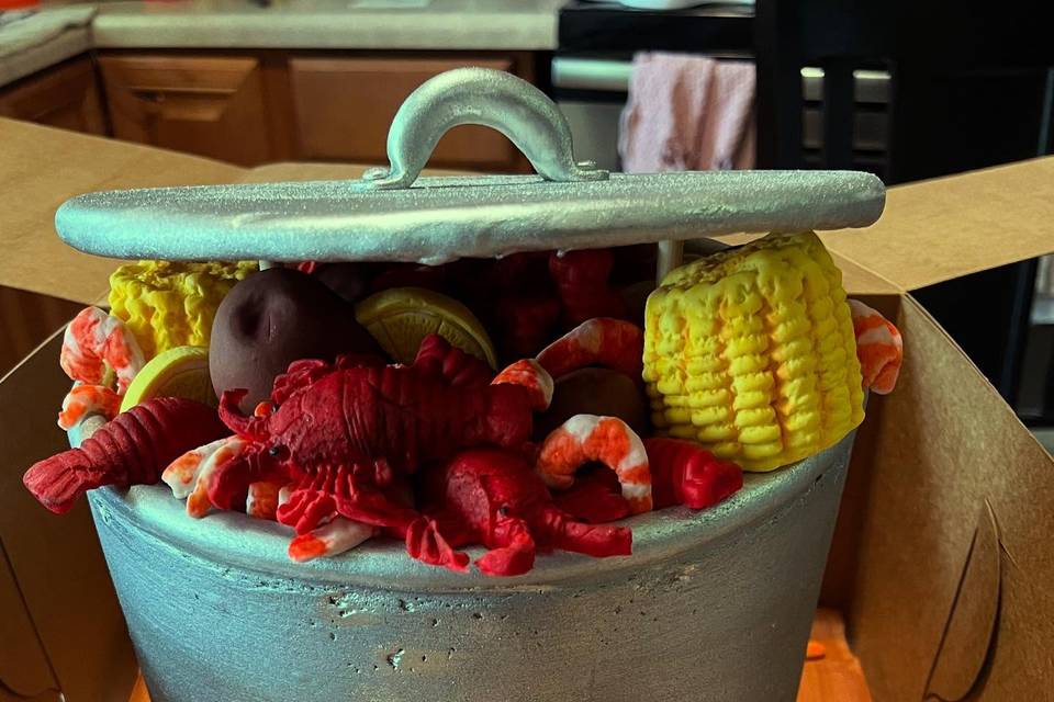 Boil cake