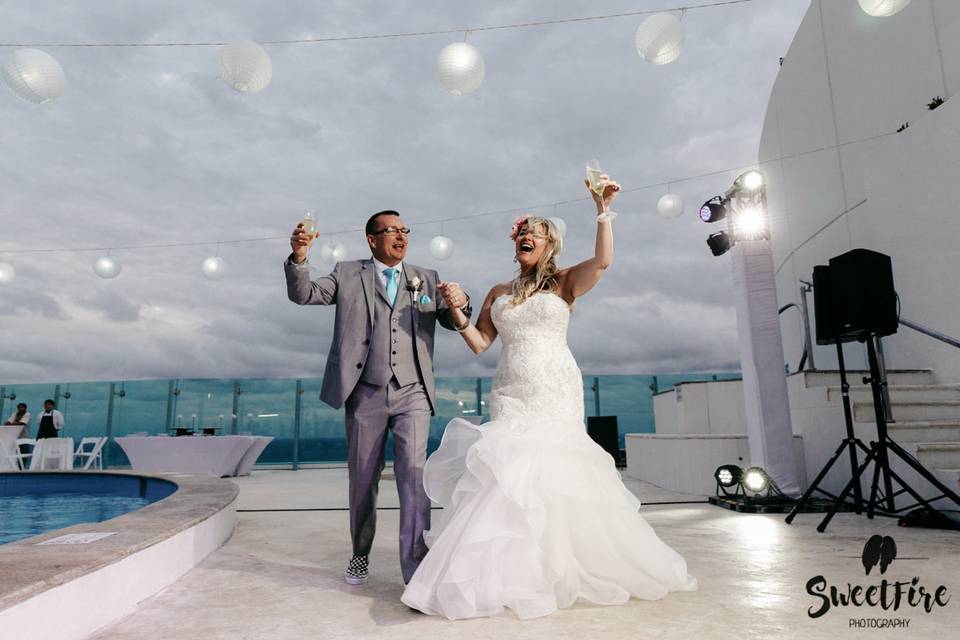 Beach palace Wedding