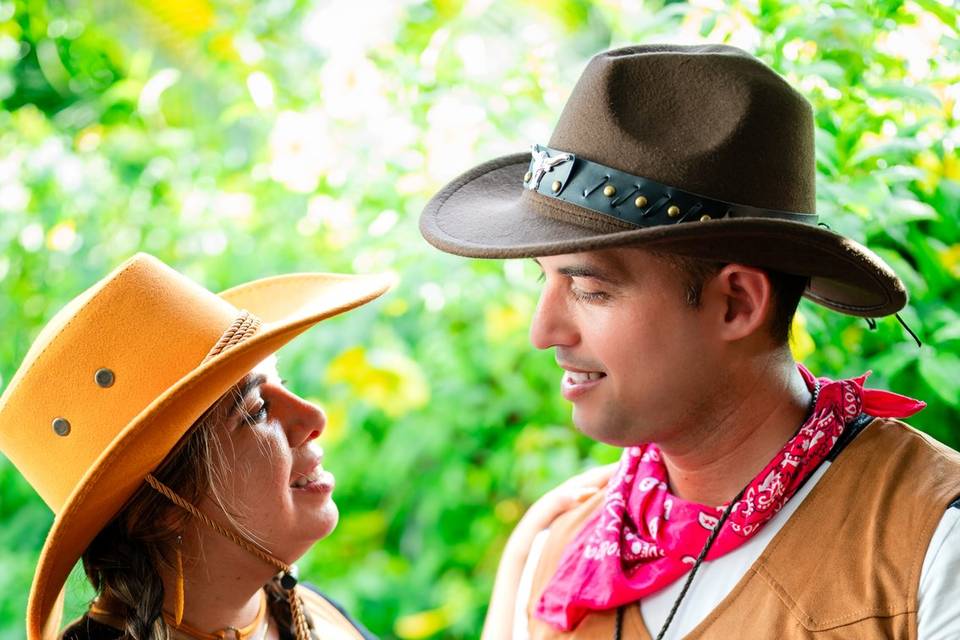 Cowboy couple