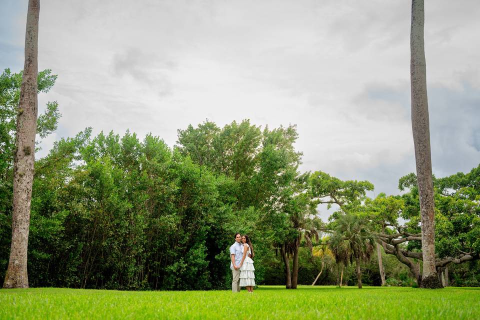 Couple looking at eachother