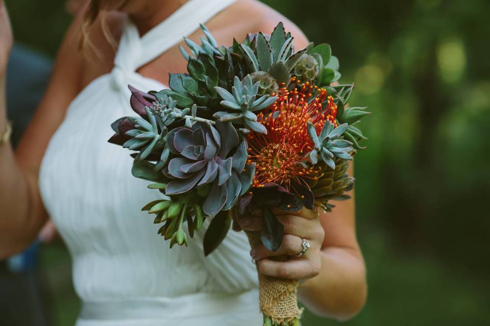 Succulent bouquet